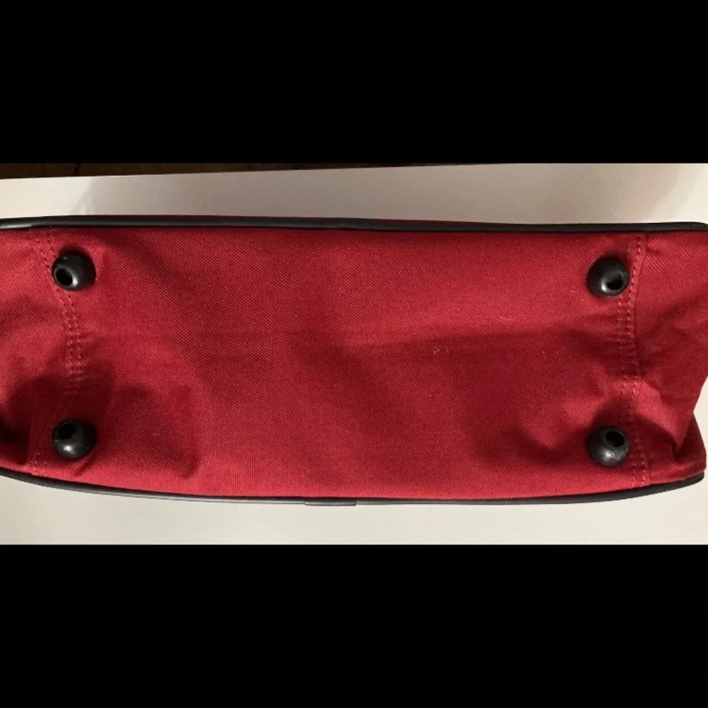 Vintage American Tourister Red Shoulder Bag Carry-On Or Hook Onto Luggage GUC